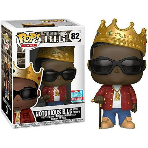 Rocks Pop! Vinyl Figure Notorious B.I.G. with Crown Red Jacket (Fall 2018) [82] - Slowecono mycoach